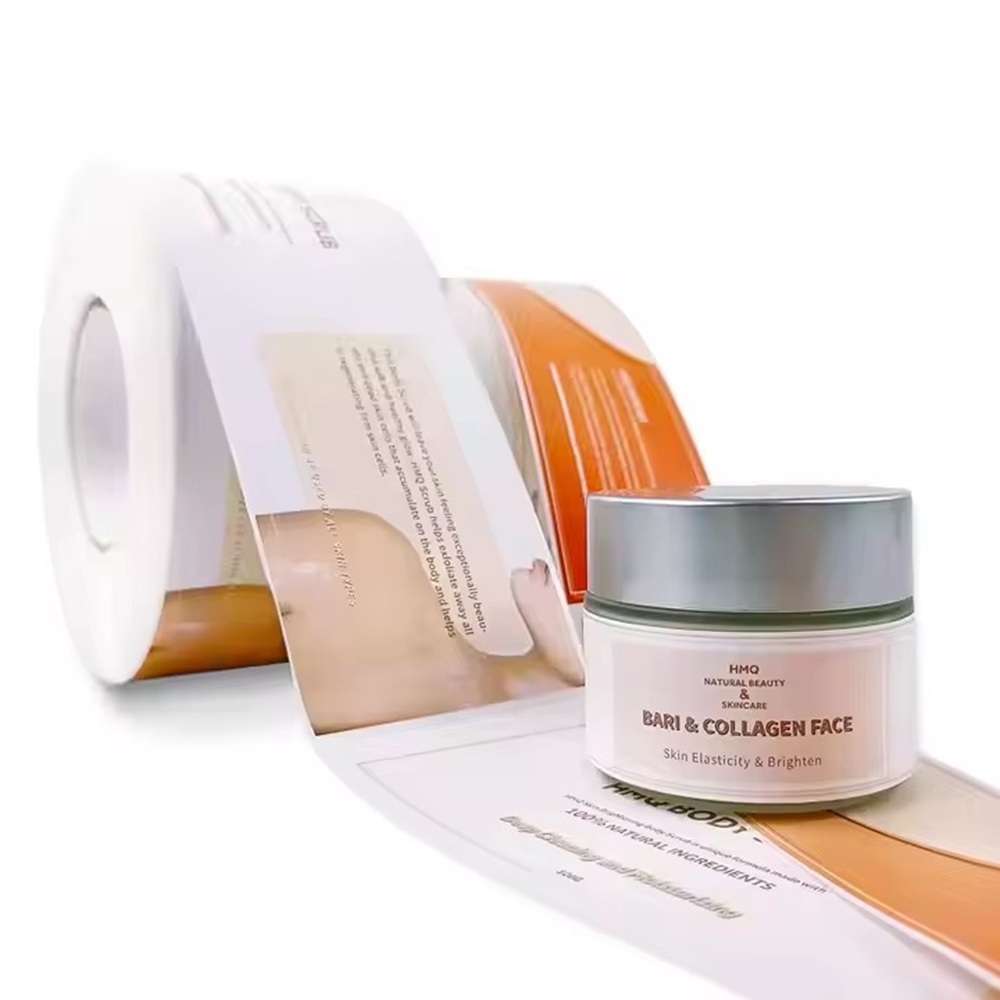 Luxury Skincare Jars - Étiquettes en vinyle de luxe personnalisées