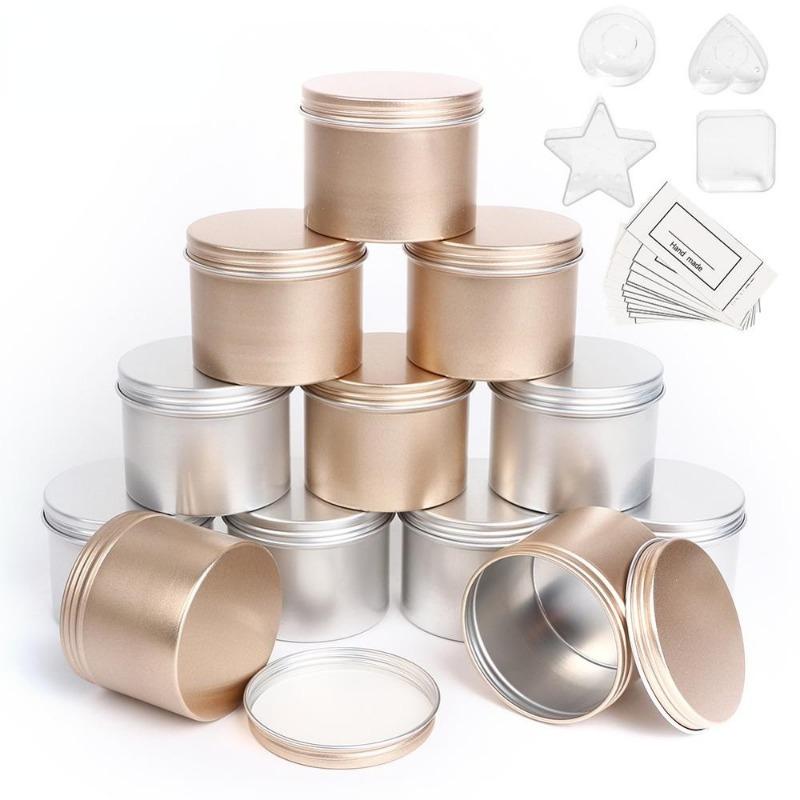 Luxury Skincare Jars - Lot de 5 pots à bougies