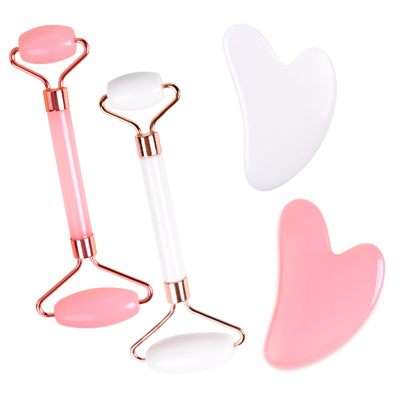 Luxury Rose Skincare - Masseur facial à quartz rose –