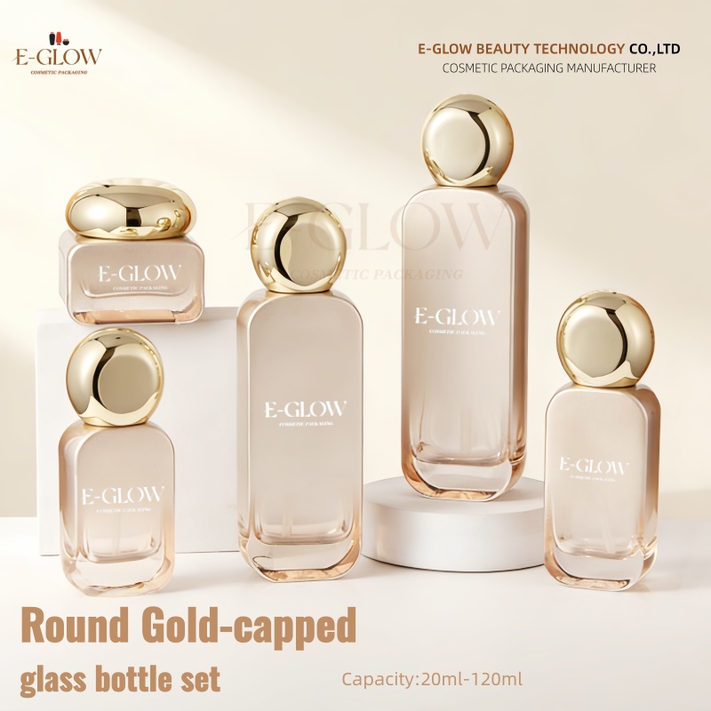 Luxury Skincare Jars - 【Logo personnalisé】 1 ensemble de flacons