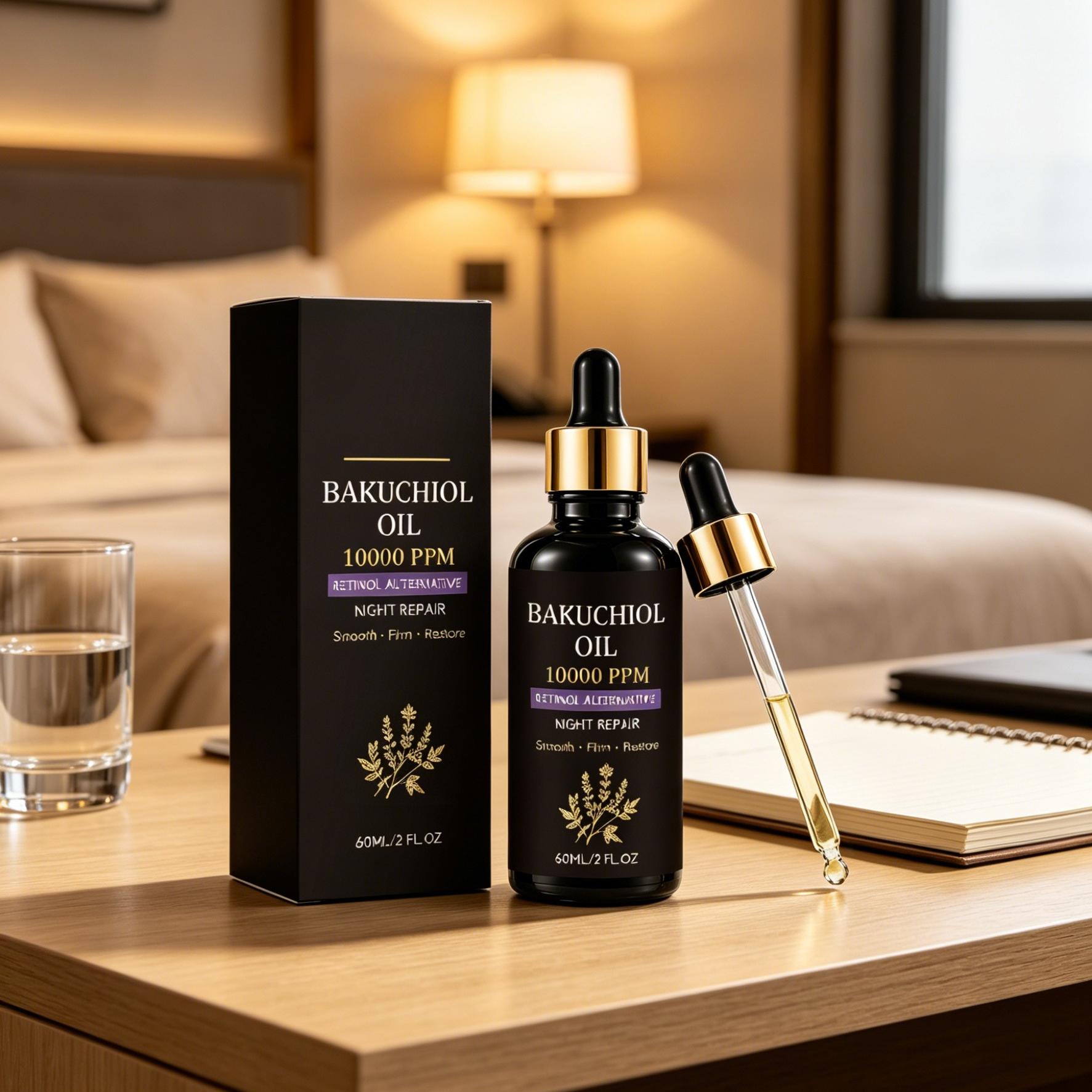 Huile de Bakuchiol Anti-rides, - Bakuchiol Night Oil avis et prix