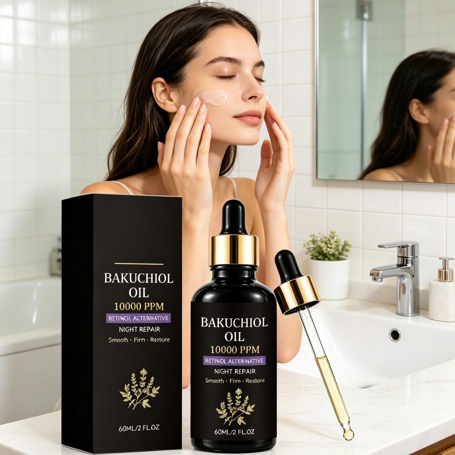 Huile de Bakuchiol Anti-rides, - Bakuchiol Night Oil avis et prix