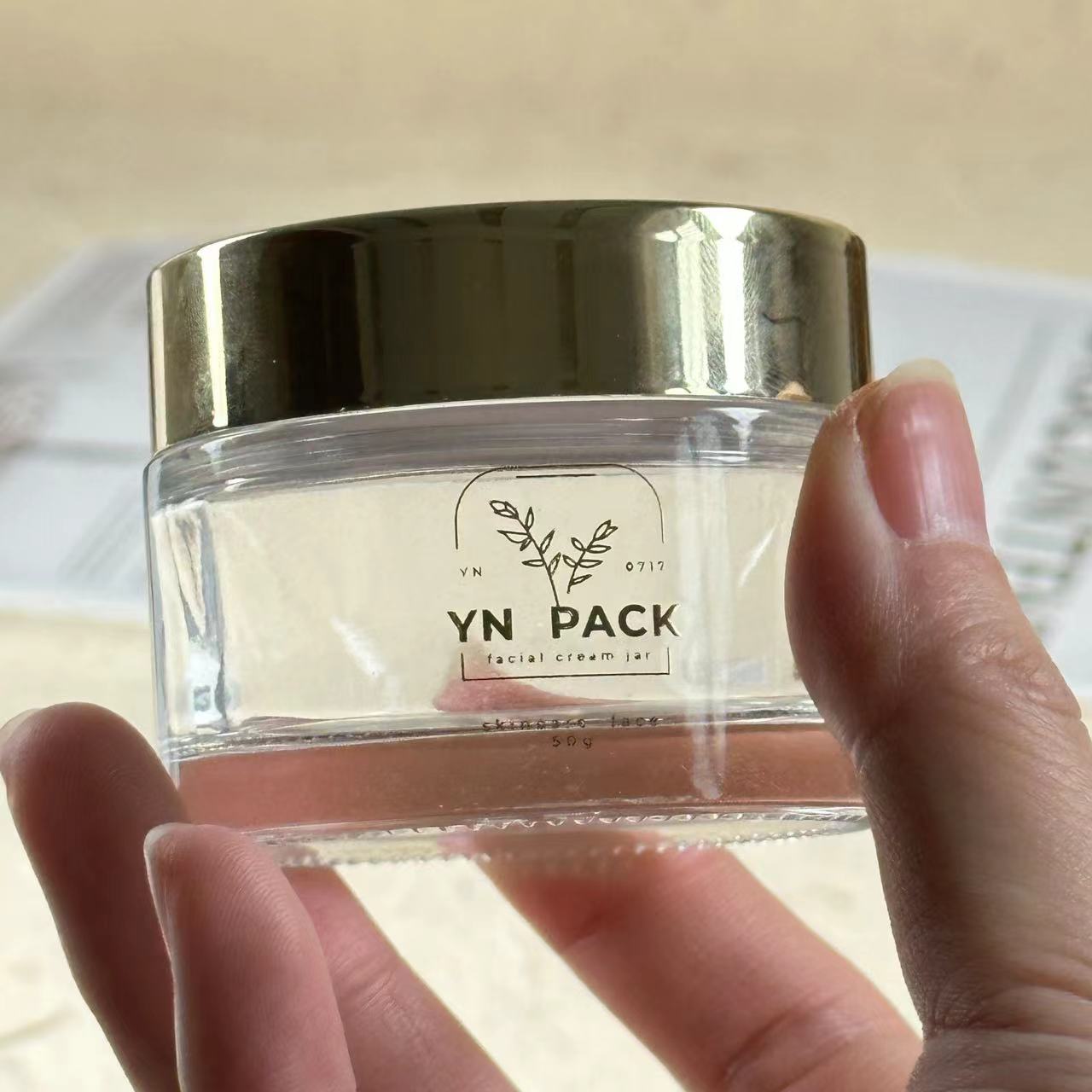 Verre dépoli de luxe avec couv - Luxury Skincare Jars avis et prix